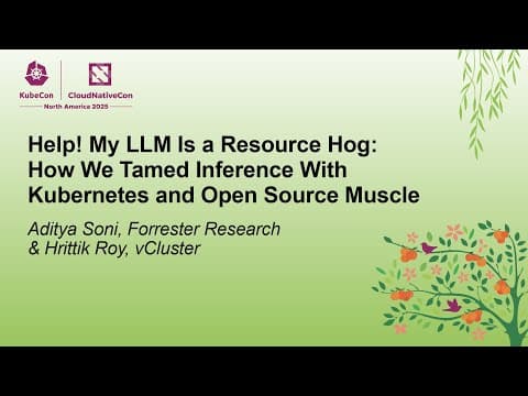 Help! My LLM Is a Resource Hog: How We Tamed Inference With Kubernetes and Open Source Muscle
